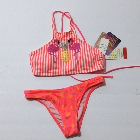 NWT Coco Rave Two Piece Swimwear Swimsuit Bikini Set XS/S 30/32C $110 - Picture 11 of 15